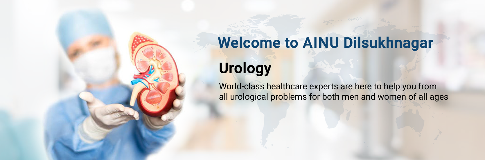 AINU Dilsukhnagar urology banner